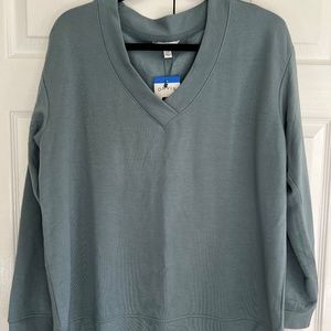 Orvis V- neck sweatshirt.